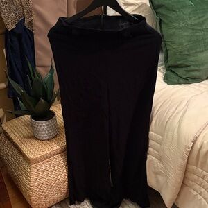 Black Wide-Leg Pants